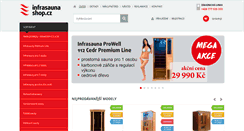 Desktop Screenshot of infrasauna-shop.cz